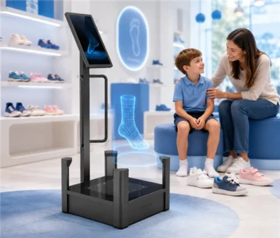 Trò chơi-Thay đổi máy quét chân 3D được thiết kế cho các thương hiệu giày dép trẻ em: Máy quét 3D...